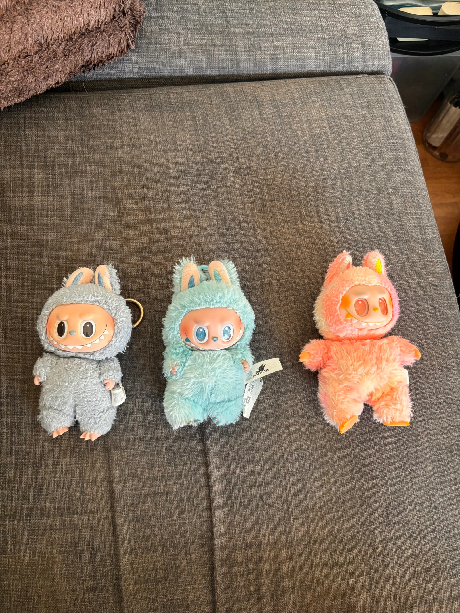 Lot de 3 Labubu Popmart